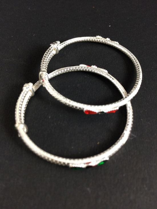 Silver Baby Bangles