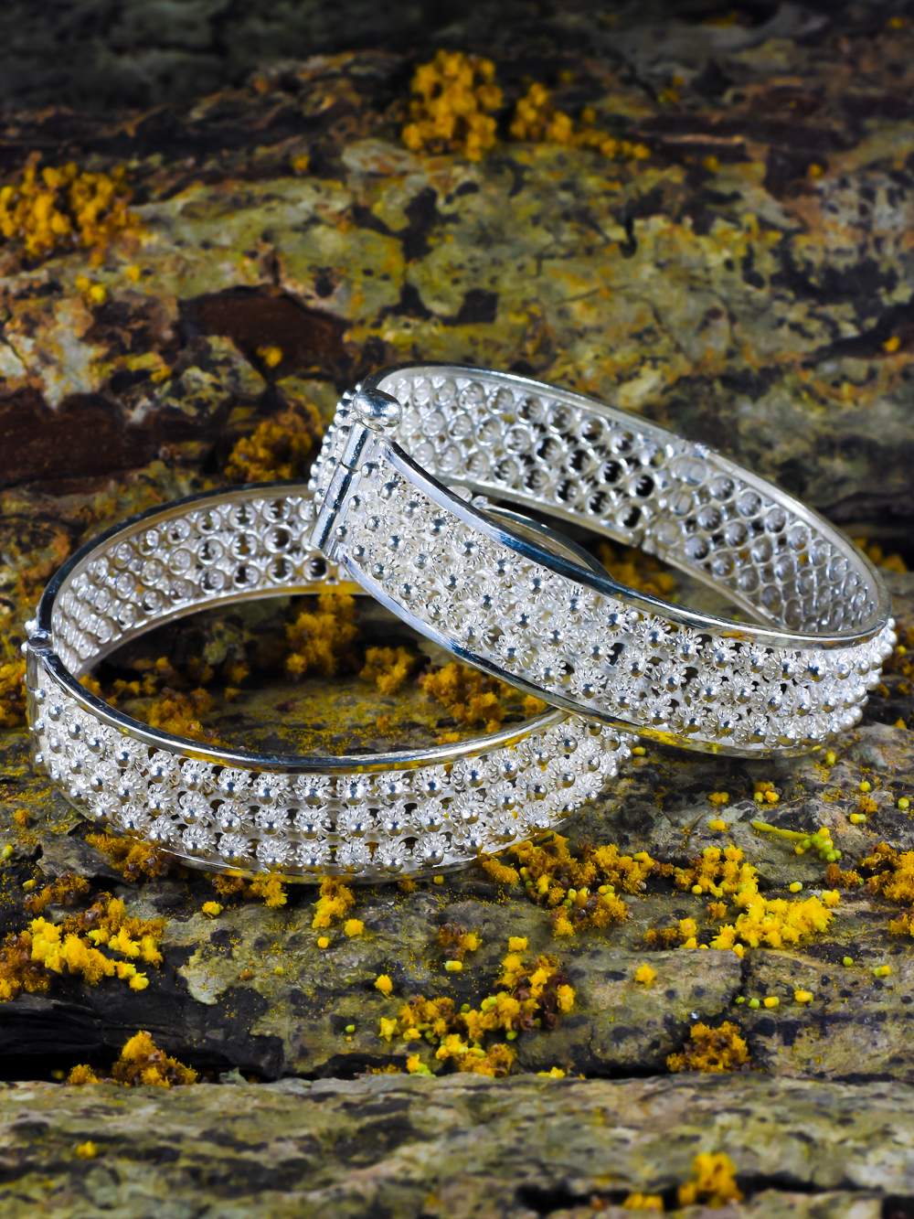 Silver Bangles