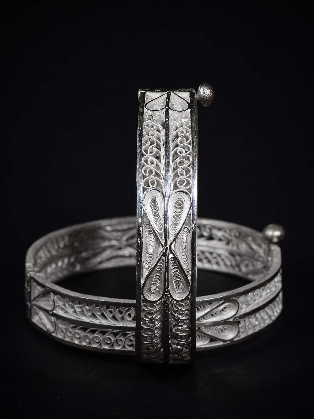 Silver Bangles India      