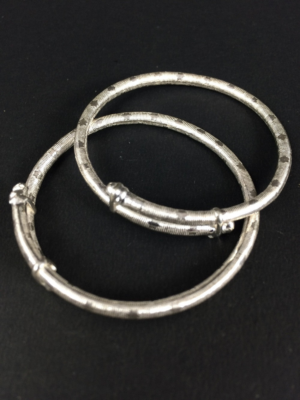 Silver Baby Bangles