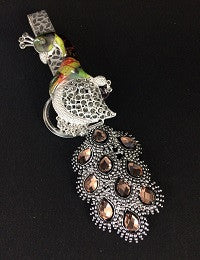 Hip keychain in silver hot sale