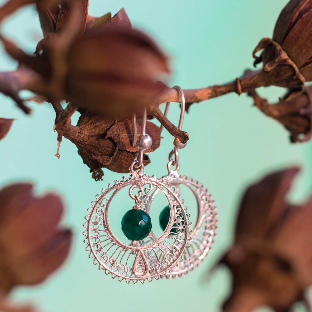 
                      
                        Silver Chandbali     
                      
                    