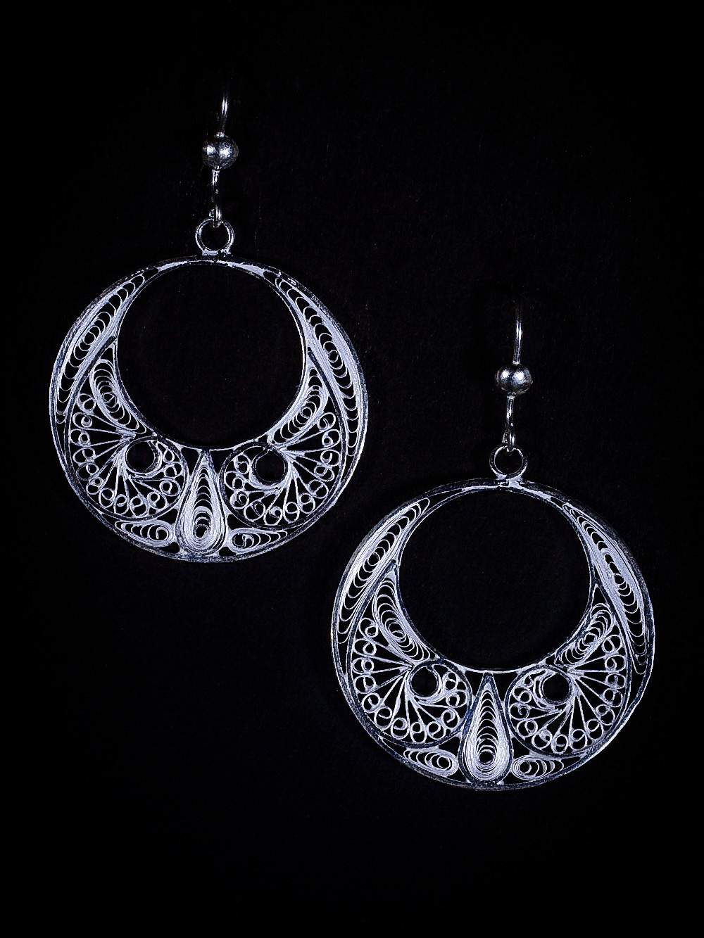Silver Chandbali Handcrafted Earings main image 1