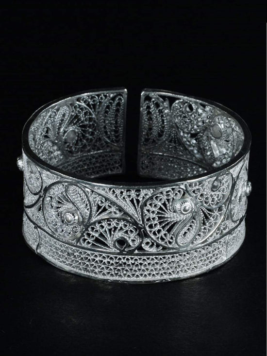 925 sterling silver adjustable tribal cuff bracelet, excellent wedding cuff  bangle bracelet Tribal ethnic boho Navratri jewelry cuff190 | TRIBAL  ORNAMENTS