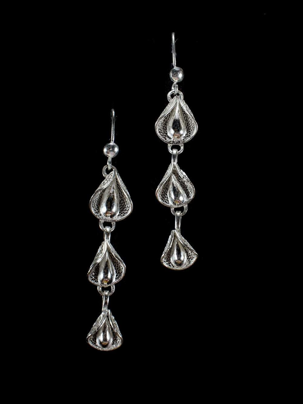 Silver Dangle Earrings   