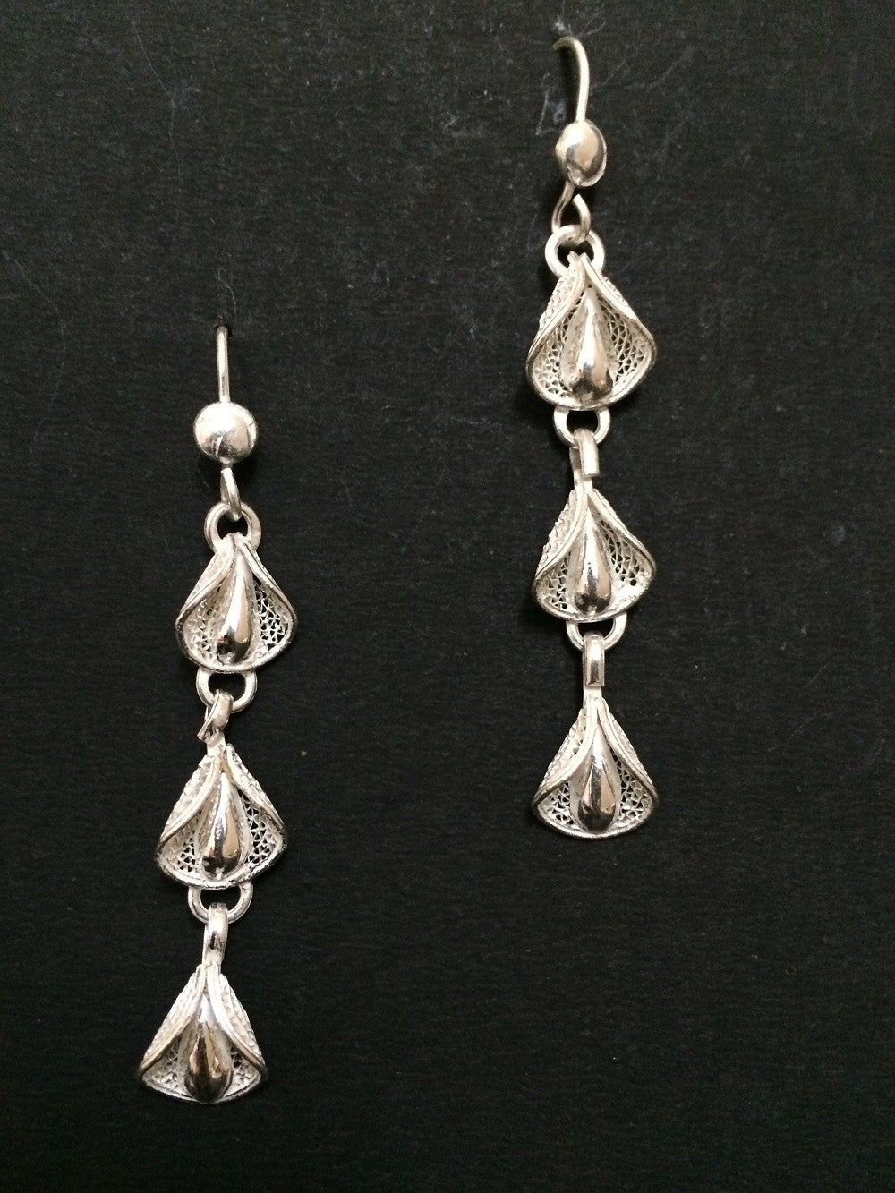 Silver Dangls Earrings     