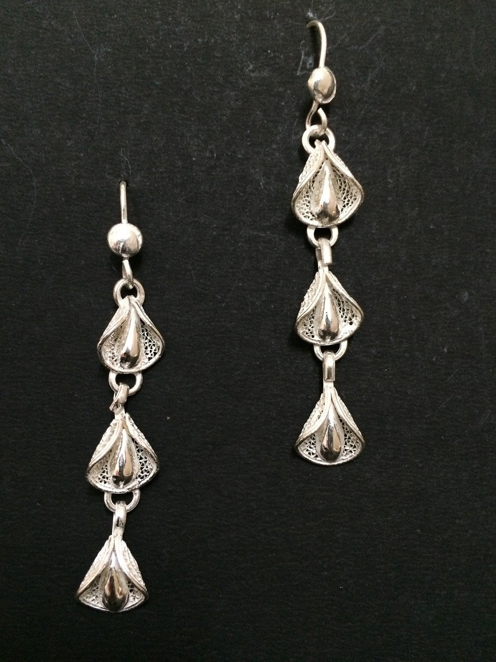 Load image into Gallery viewer, Silver Dangls Earrings     
