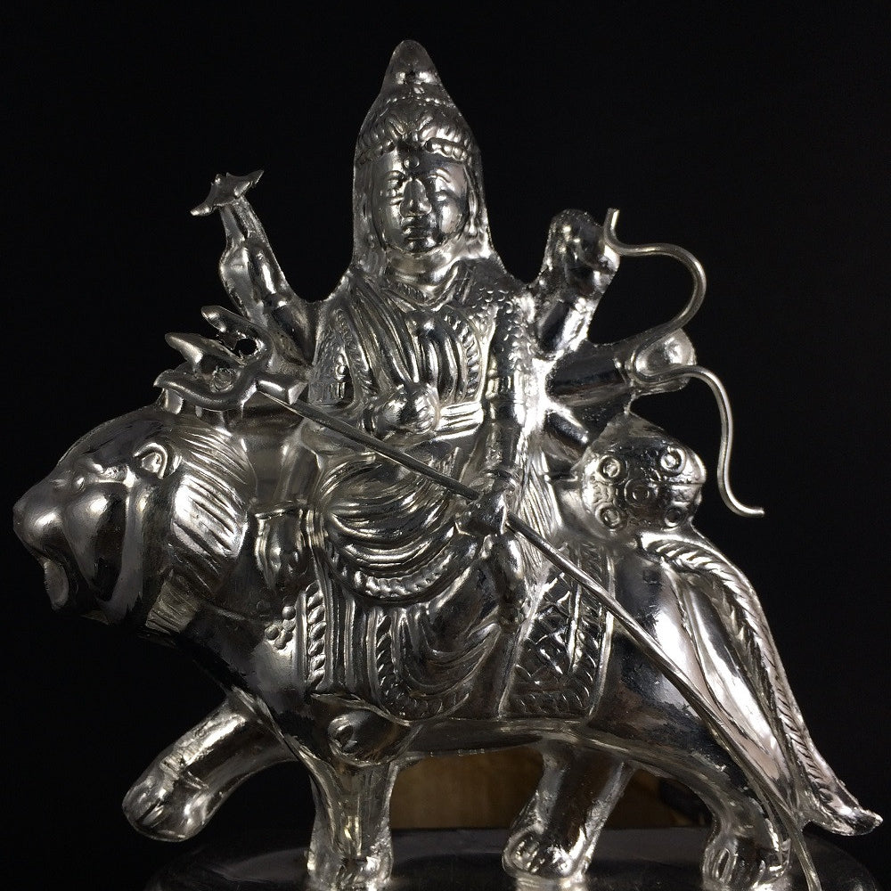 
                      
                        Silver Durga Idol Murti       
                      
                    