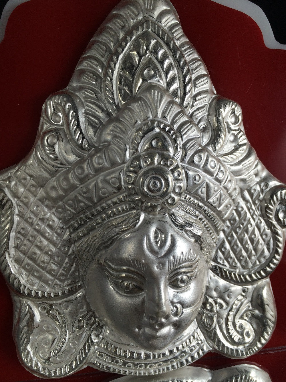 Load image into Gallery viewer, Silver Durga Murti Online       
