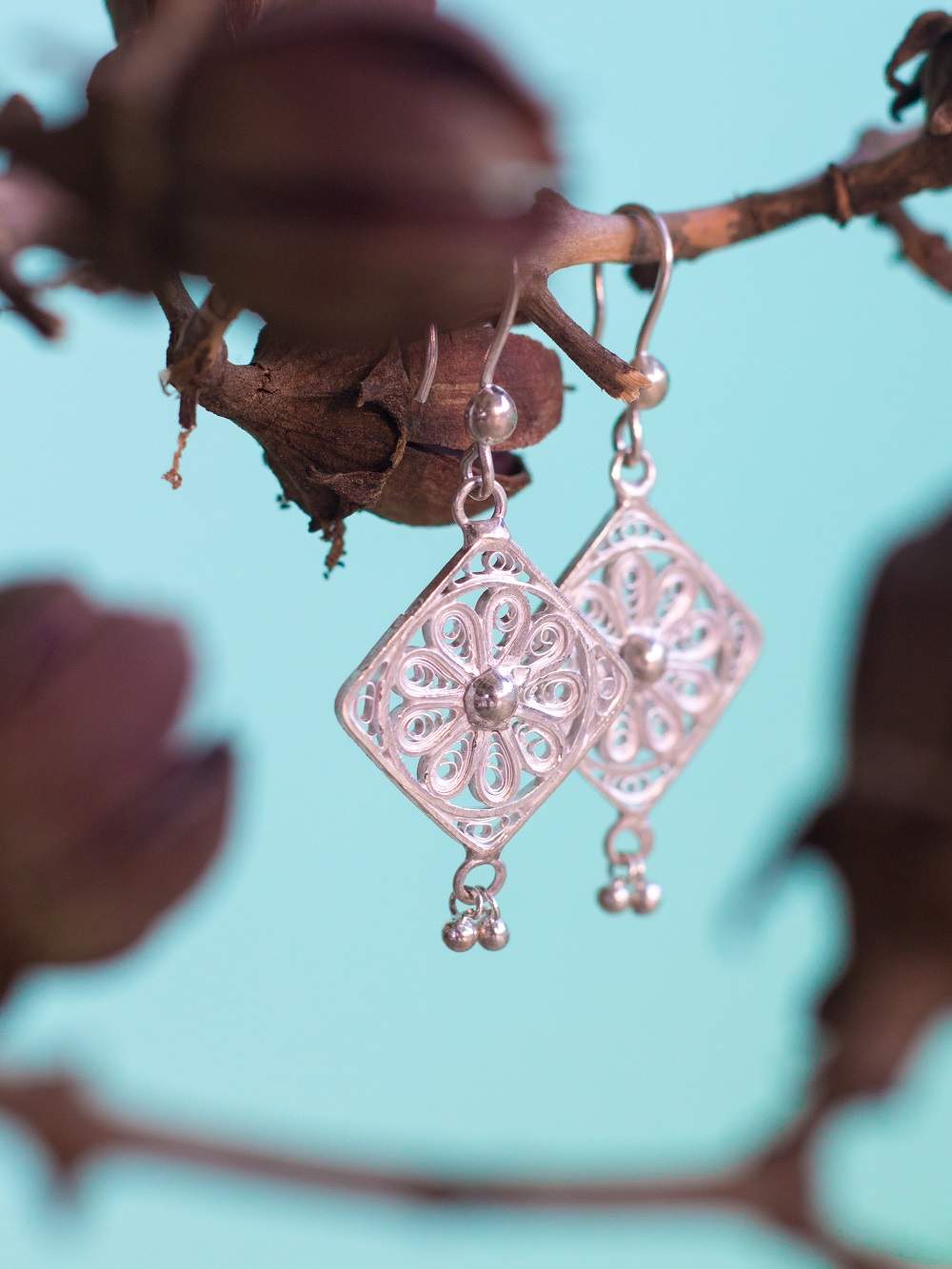 Silver Earrings      