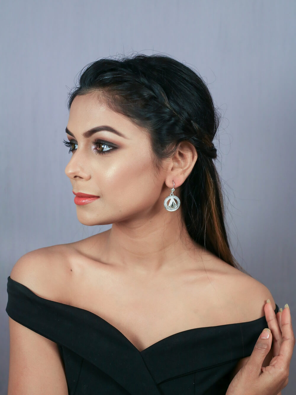 Silver Earrings India       