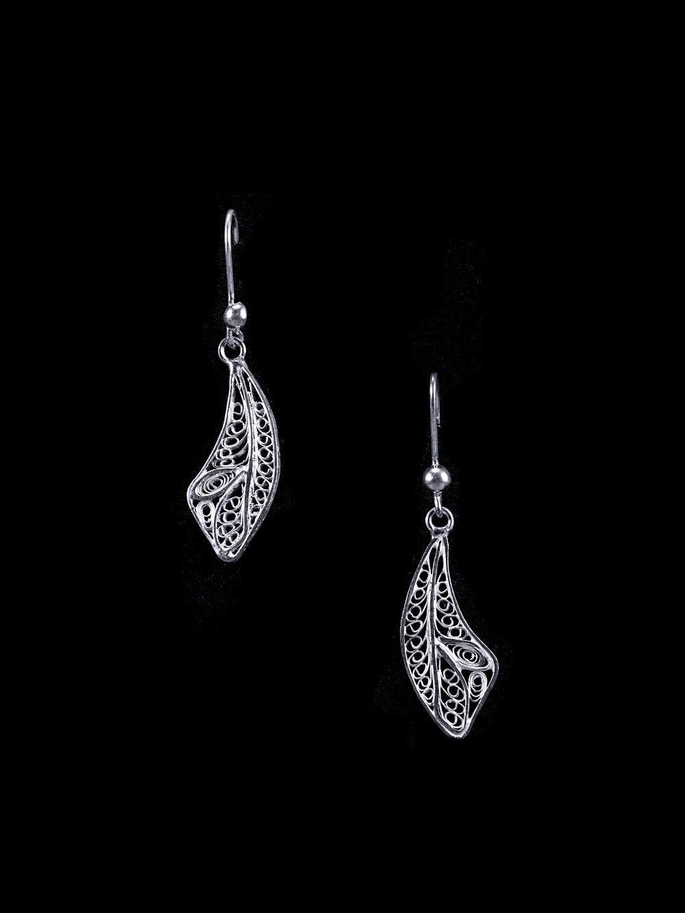 Silver Earrings online for women  Silverlinings  Handmade Filigree