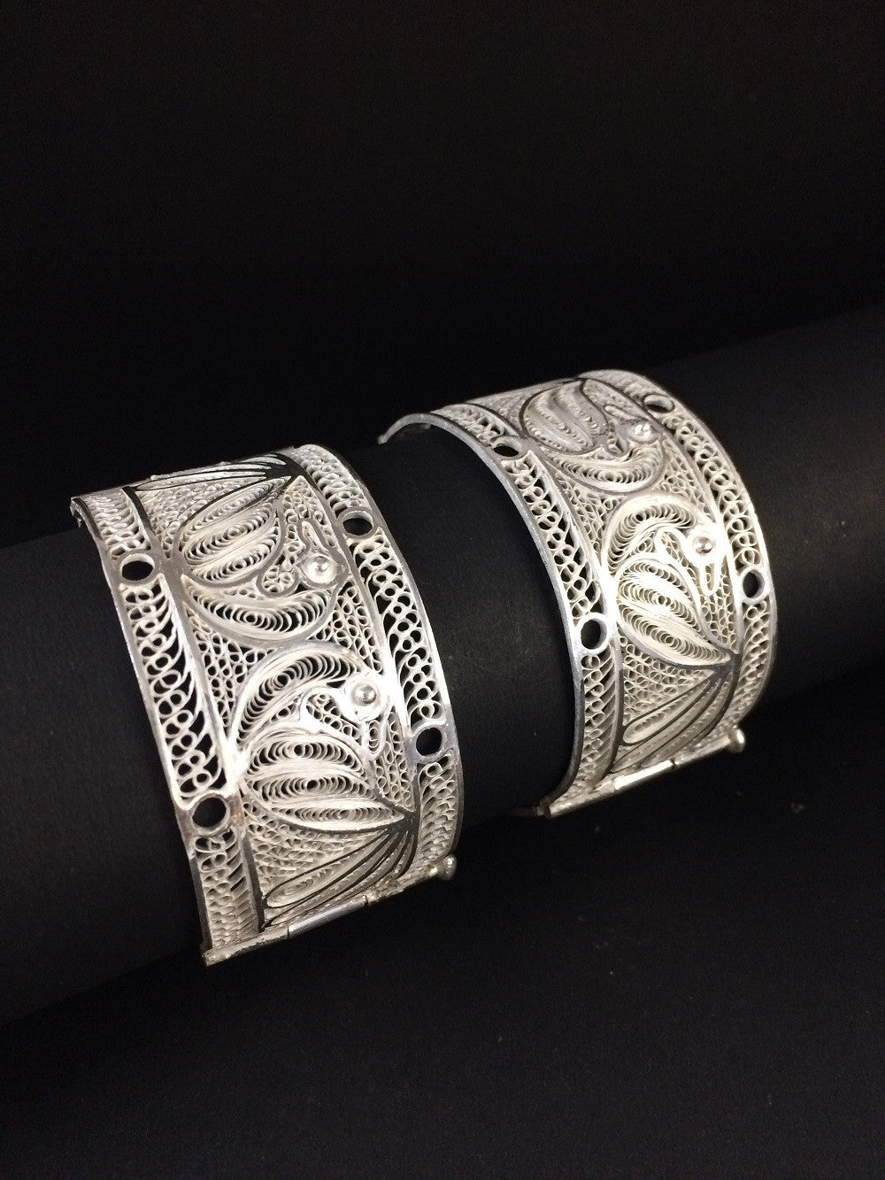 Silver Filigree Bangles      