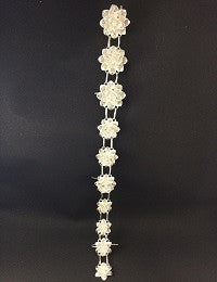 Silver hair accessories