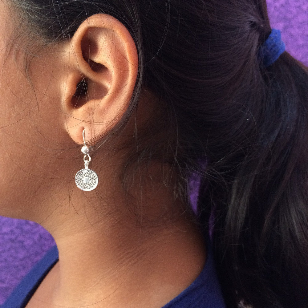 Silver Filigree Earrings       