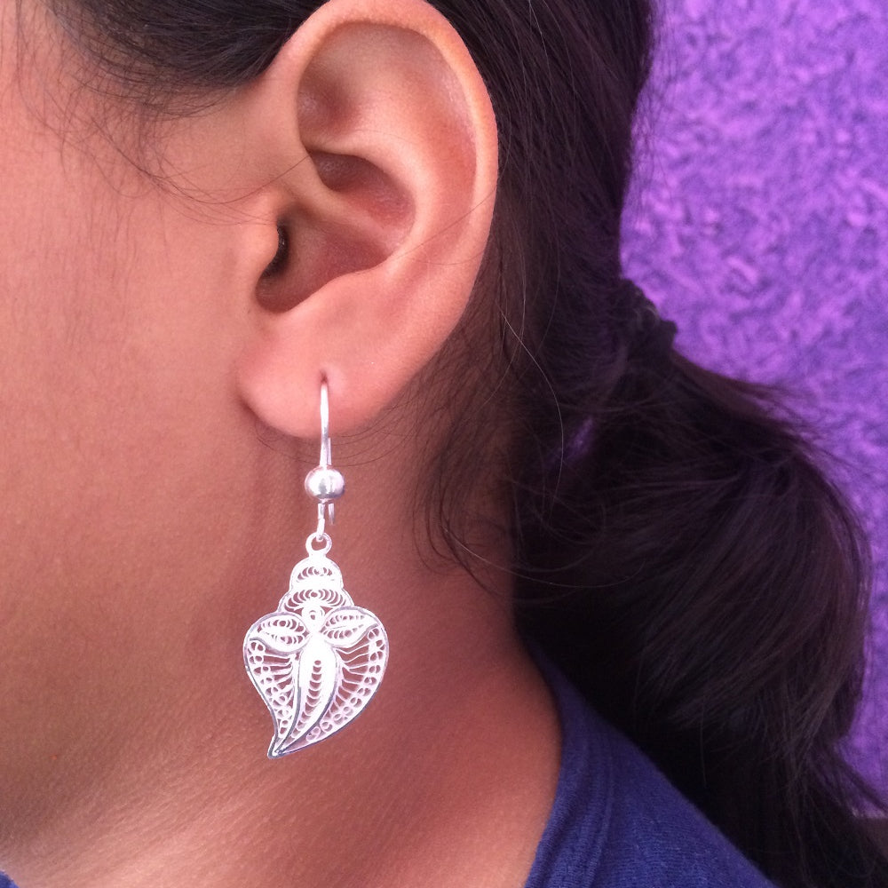 
                      
                        Silver Filigree Earrings         
                      
                    