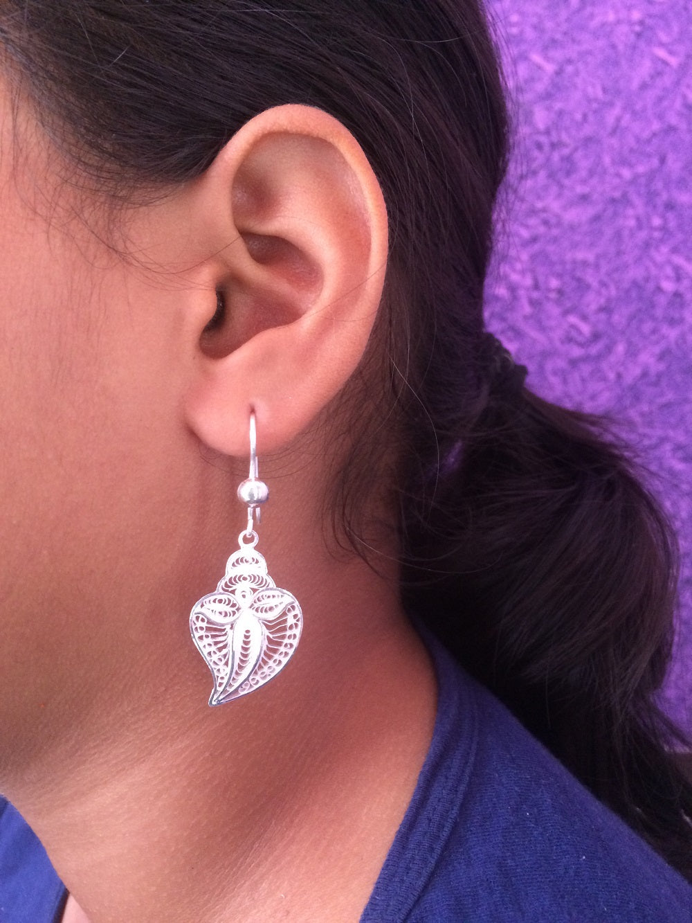 Silver Filigree Earrings         