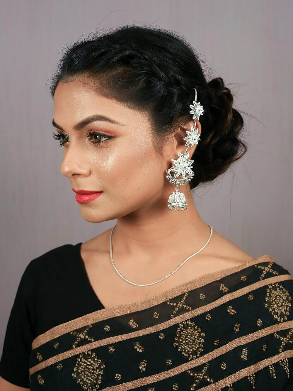 Silver Filigree Earrings       