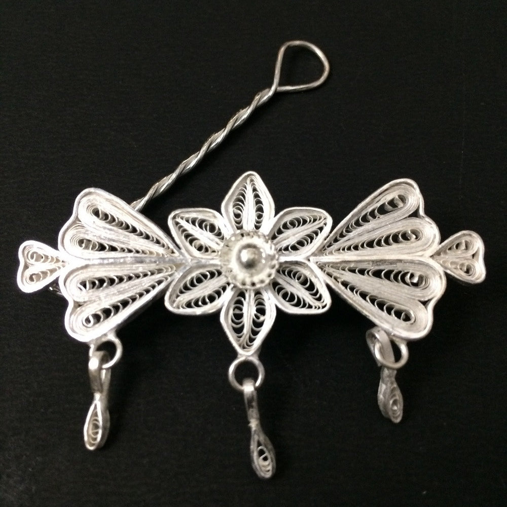 
                      
                        Silver Filigree Hair Pin         
                      
                    