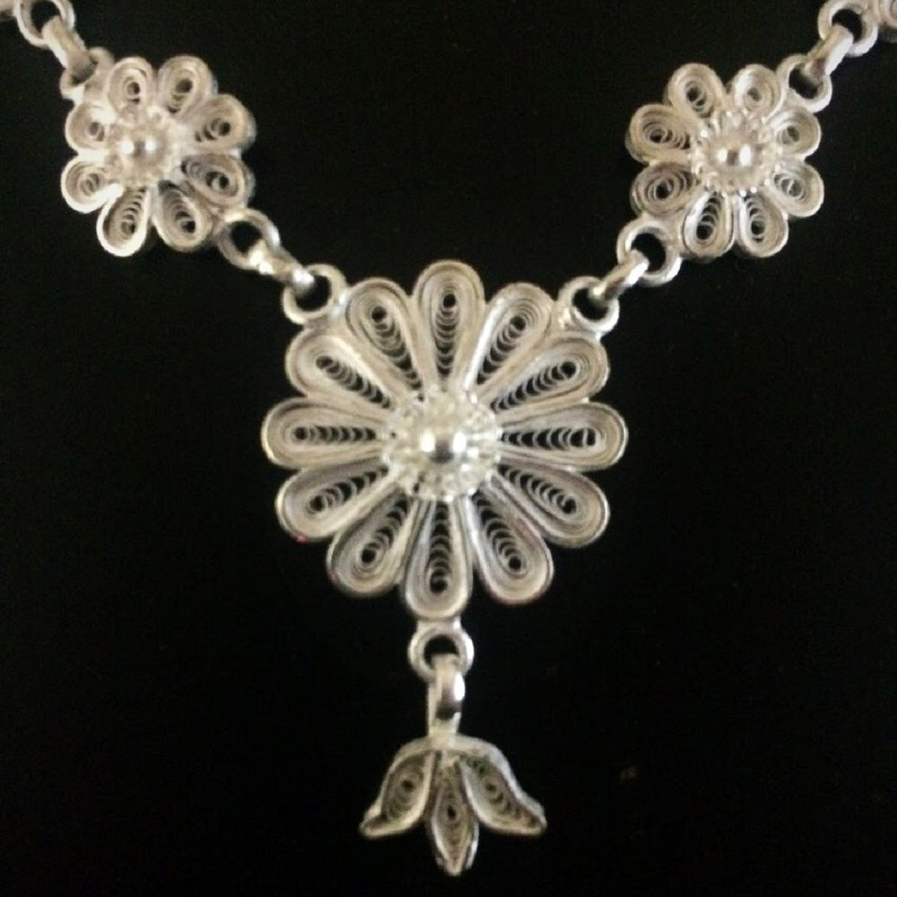
                      
                        Silver Filigree Necklace   
                      
                    