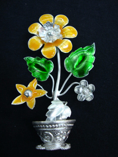 Silver Flow Pot     