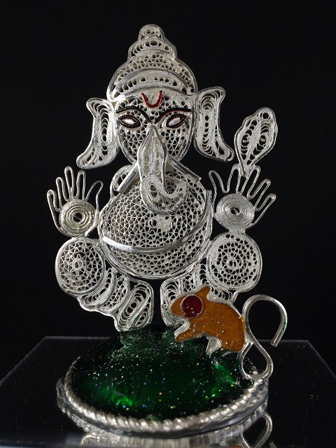 Load image into Gallery viewer, Silver Ganesh     
