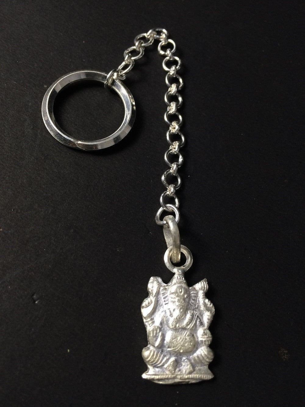 Load image into Gallery viewer, Silver Key Ring 
