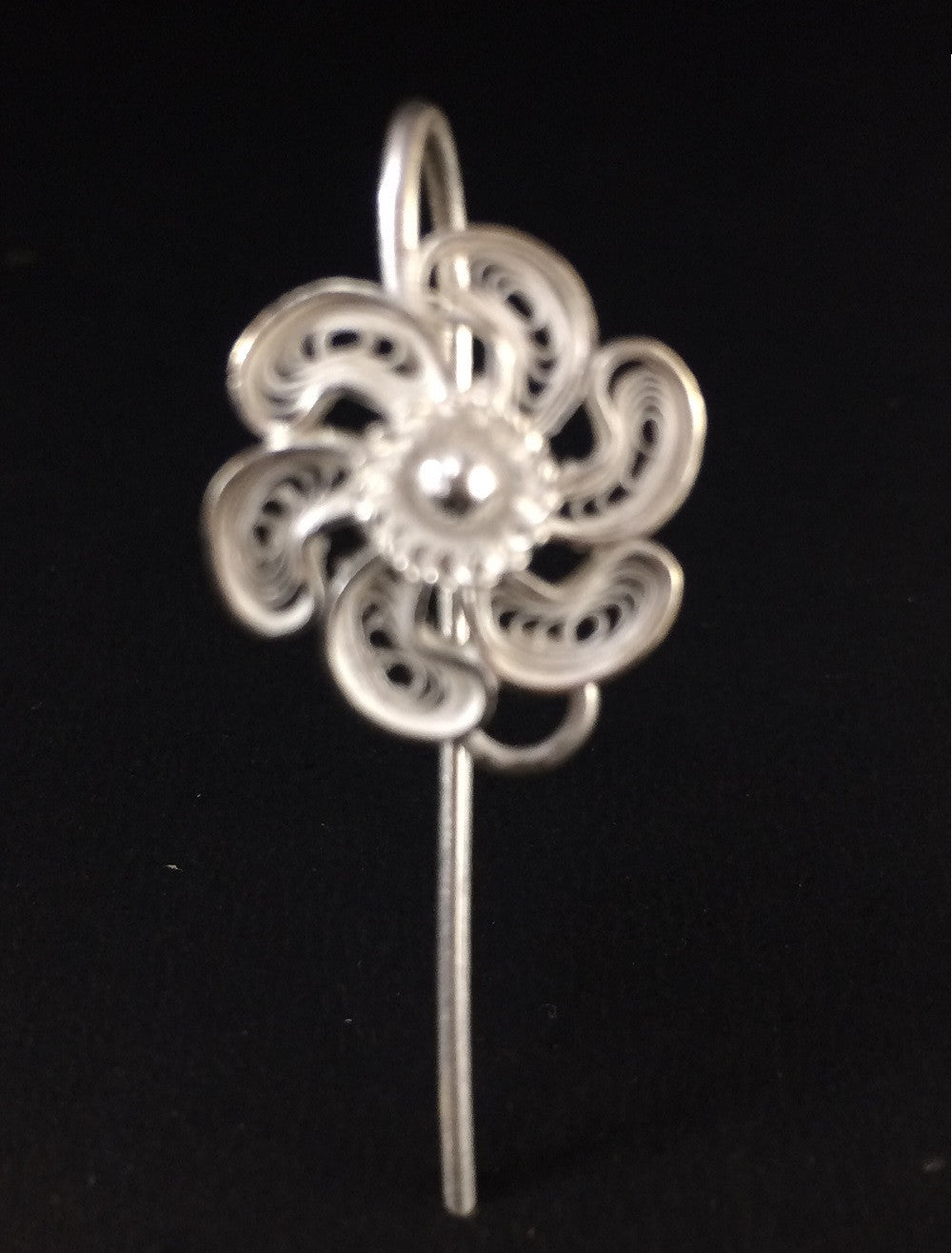Silver hair accessories