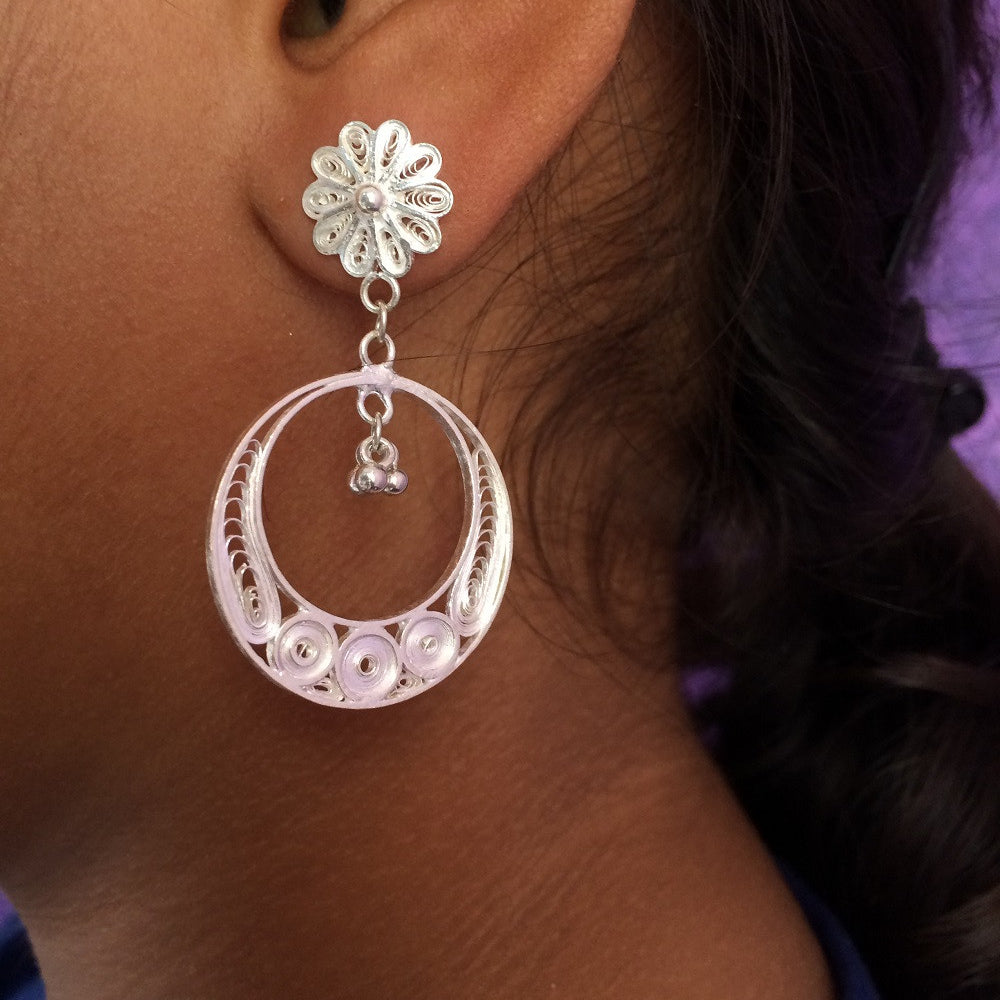 
                      
                        Silver Jhumka Earrings
                      
                    