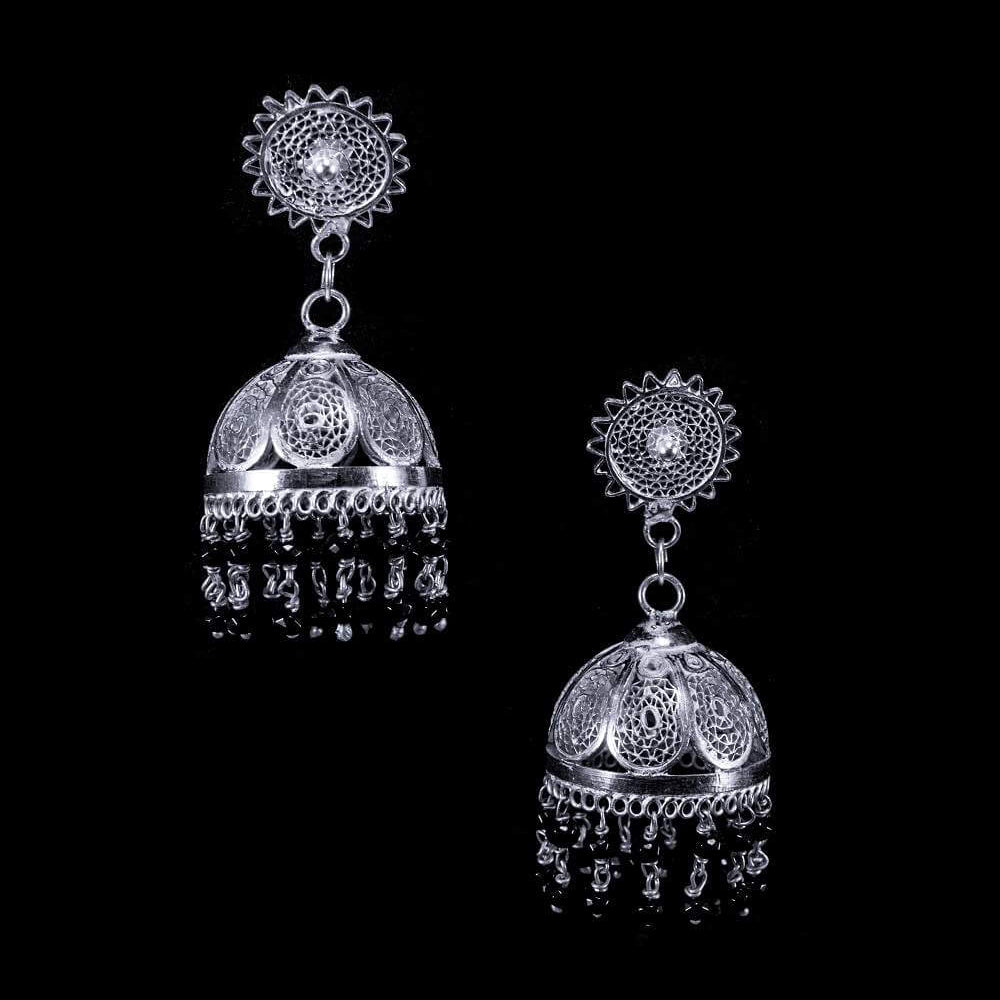 
                      
                        Silver Jhumkas Online     
                      
                    