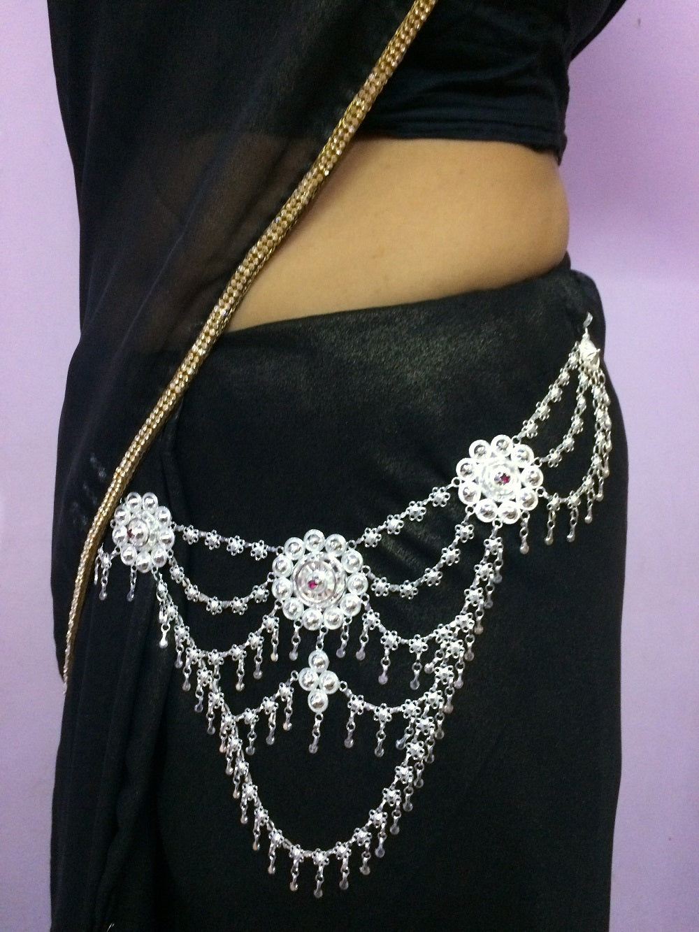 Silver KamarBandh     
