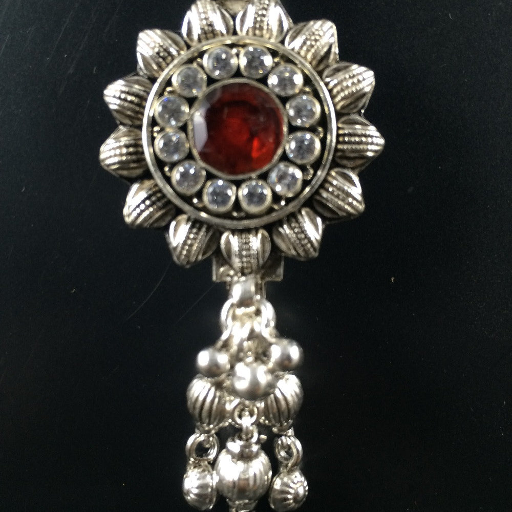
                      
                        Oxidised Silver Chabi Challa
                      
                    
