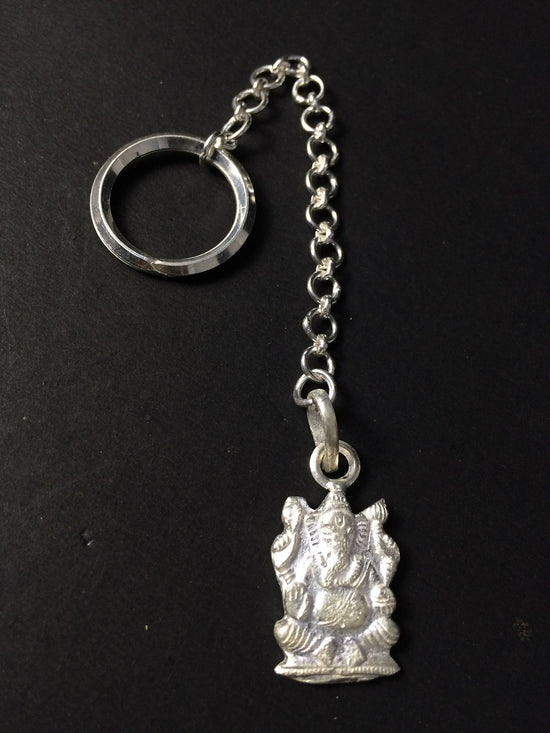 Load image into Gallery viewer, Silver Key Ring 
