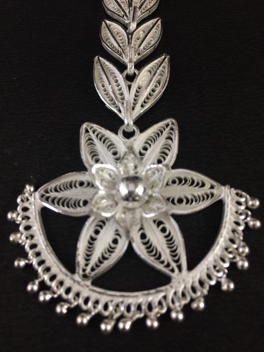 Silver Maang Tikka for women