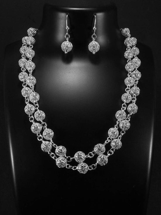 Silver Necklace set