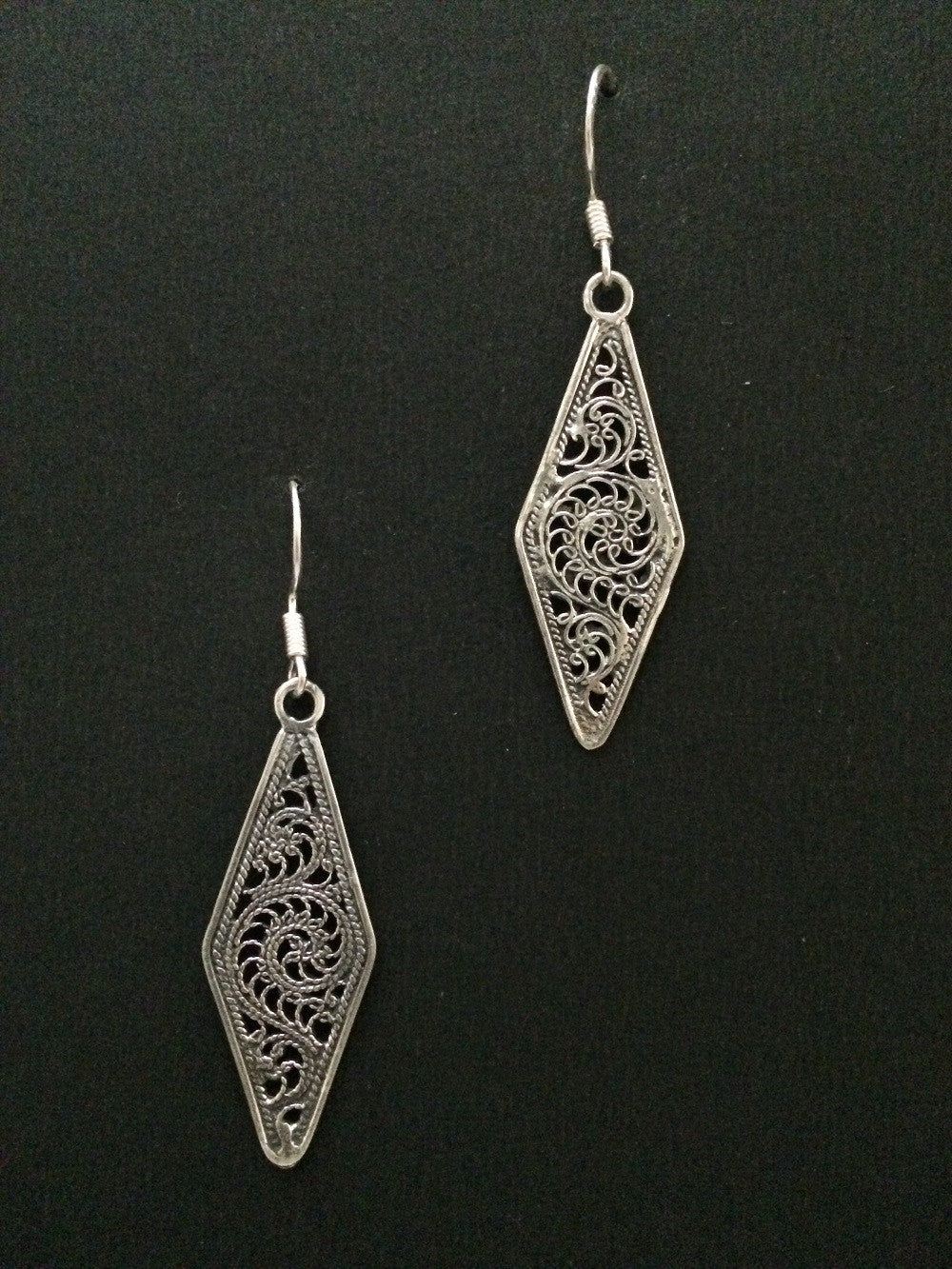 Silver Oxidised Earrings       