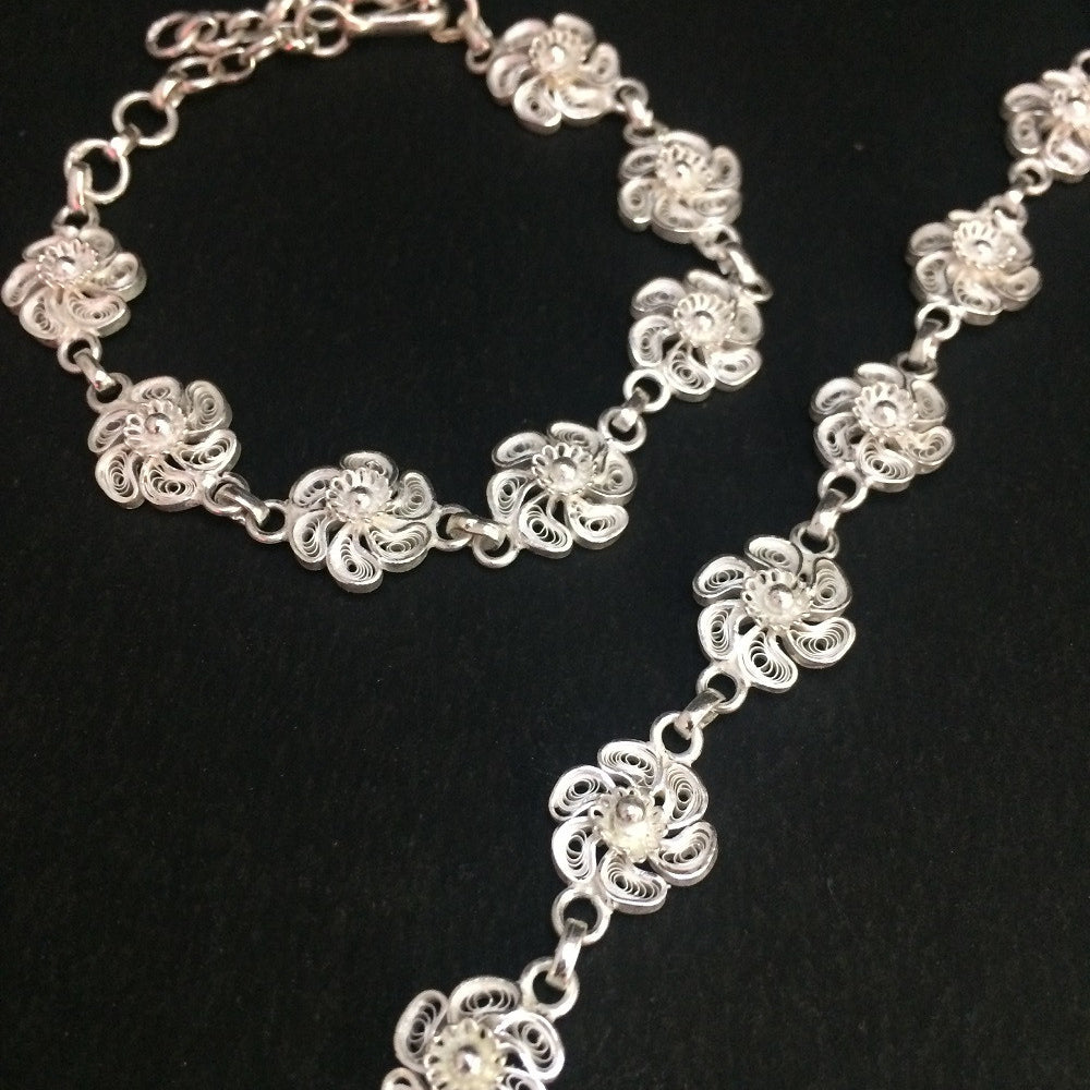 Silver Anklets      