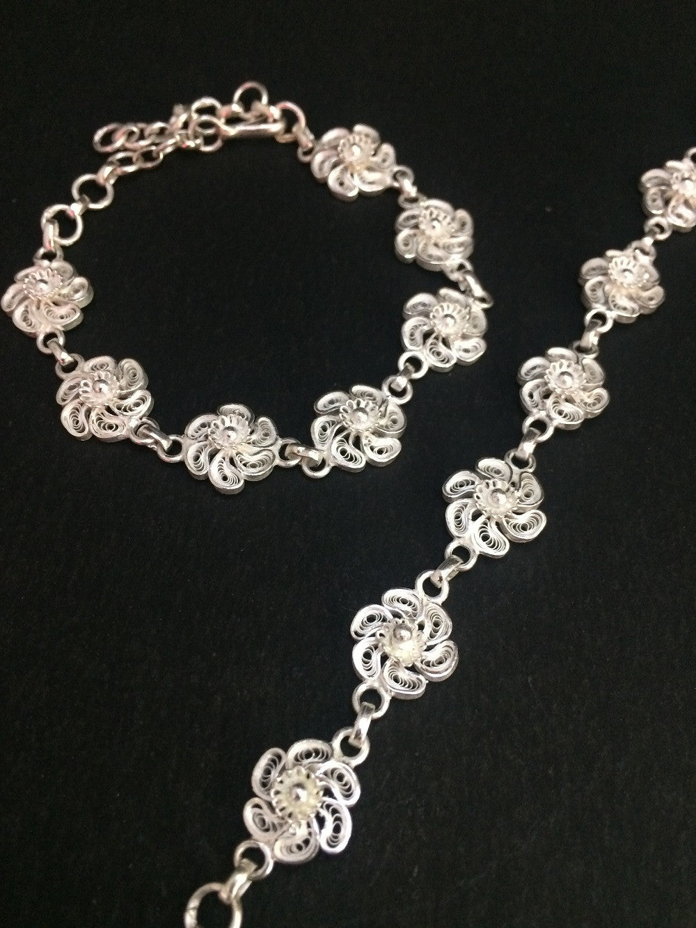 Silver Anklets      