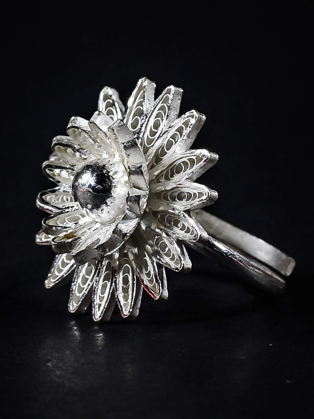 Victorian Black Diamond Ring