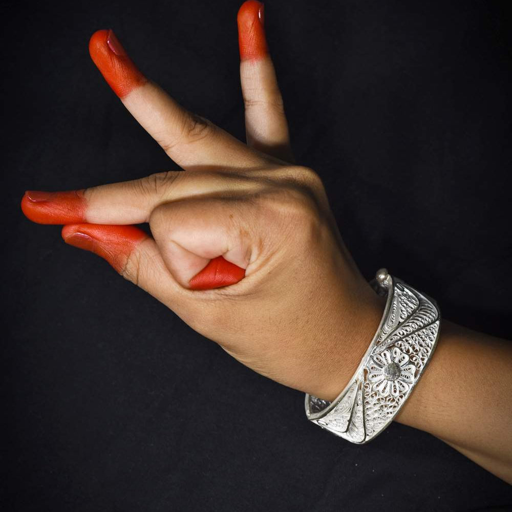 
                      
                        Silver bangles       
                      
                    