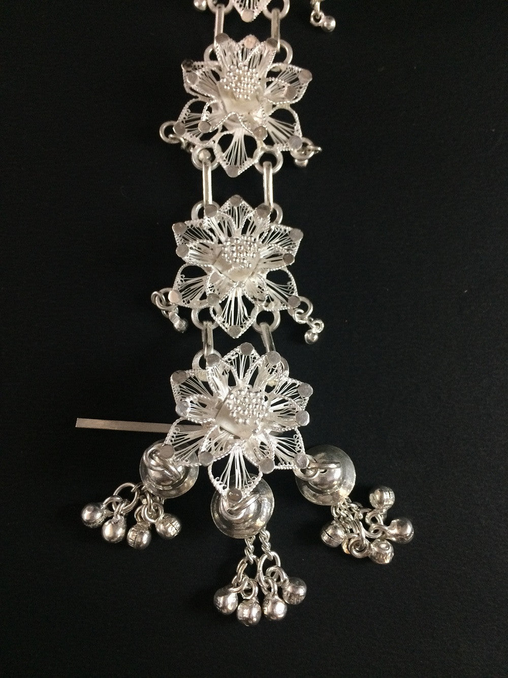 Silver hair accessories     