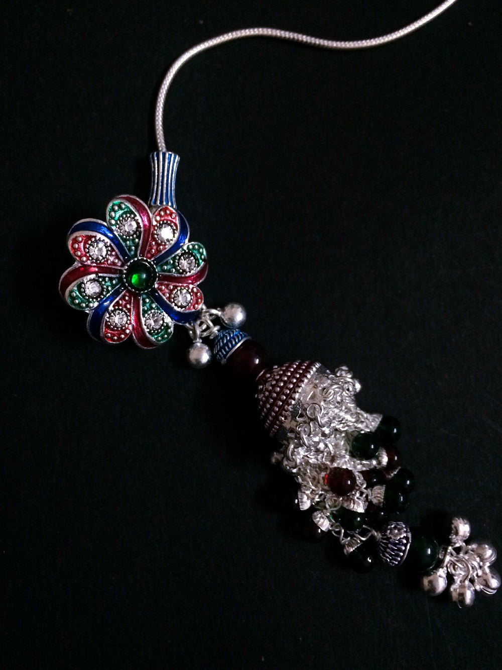 Silver kamarbandh     