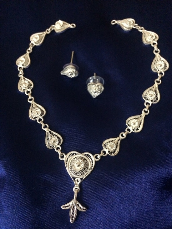 Silver necklace       