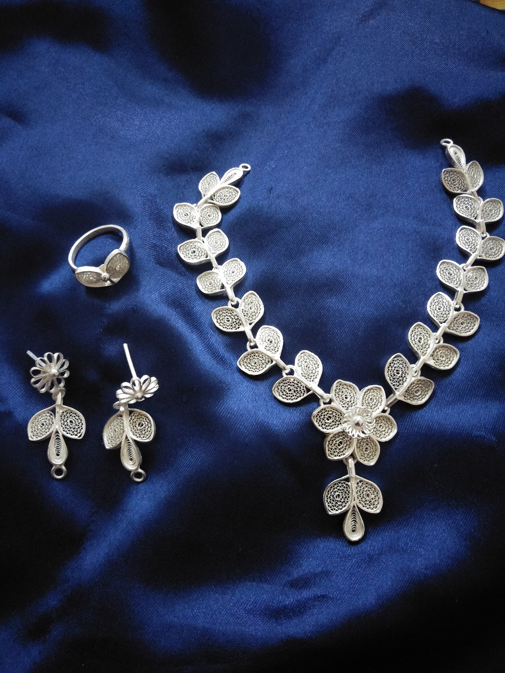 Silver necklace     