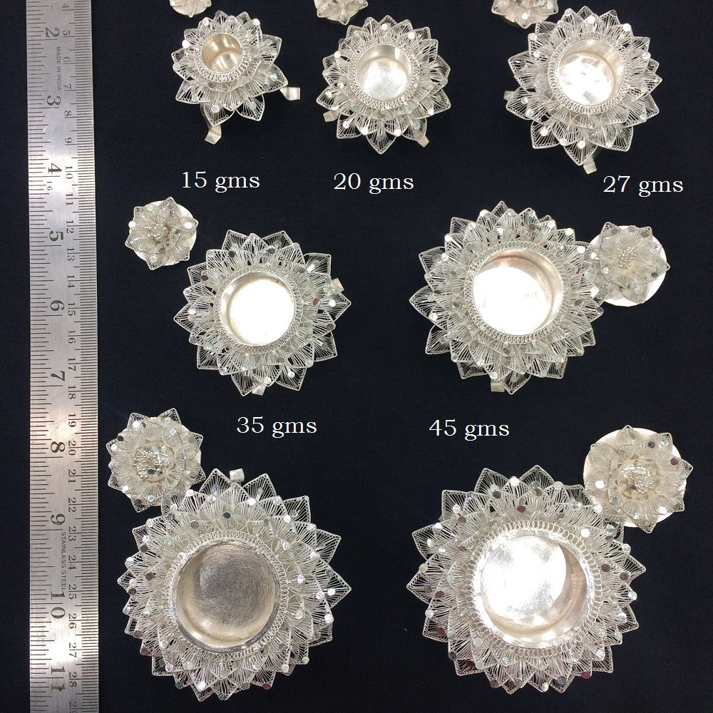
                      
                        Silver Filigree Sindoor Box
                      
                    