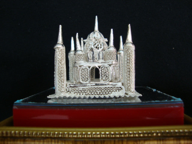 Silver Filigree Taj Mahal