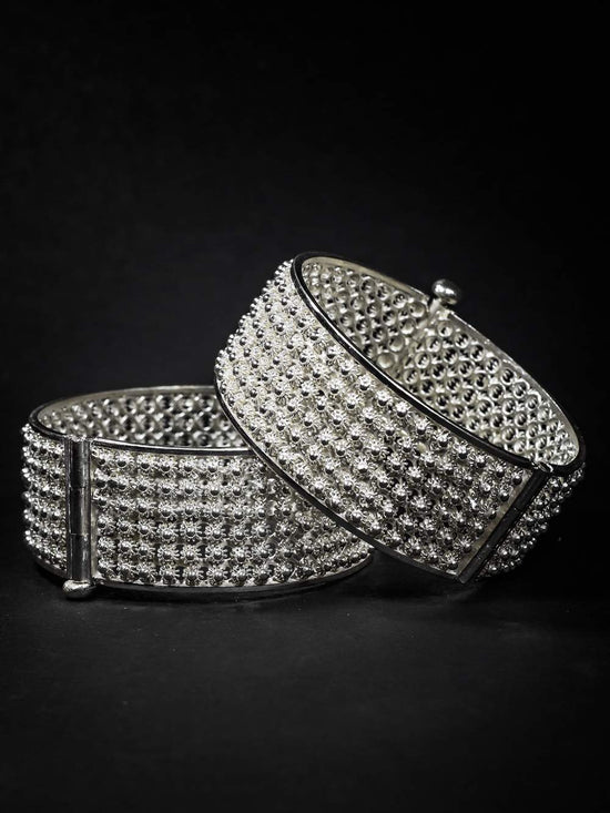 Diamond Cross Cuff Bracelet 1/10 ct tw Sterling Silver | Kay