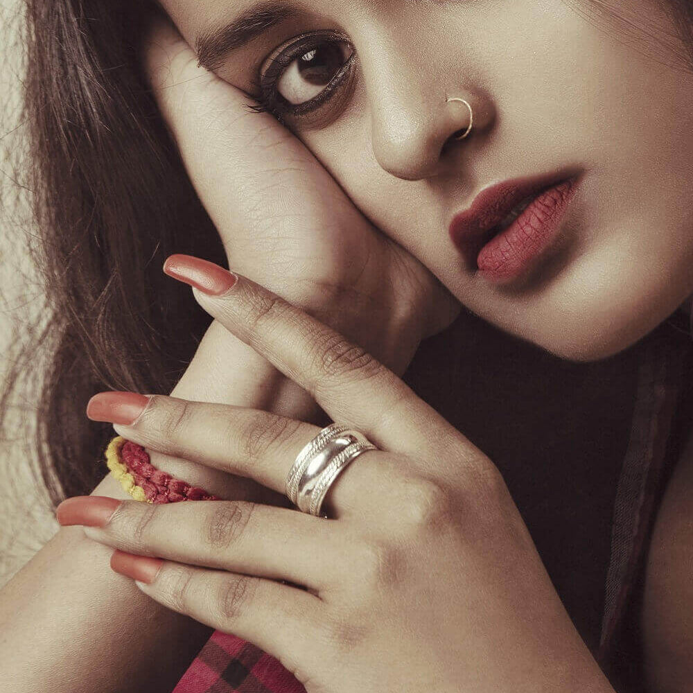 
                      
                        Filigree Ring Silver
                      
                    