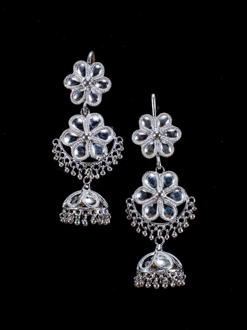 Buy NAYANSH Latest Meenakari Traditional Jhumki Earrings for Women and Girls  Crystal Peacock Jhumki Earrings | Accessories Jewellery | Birthday &  Anniversary Gift - Pista Online at Best Prices in India - JioMart.