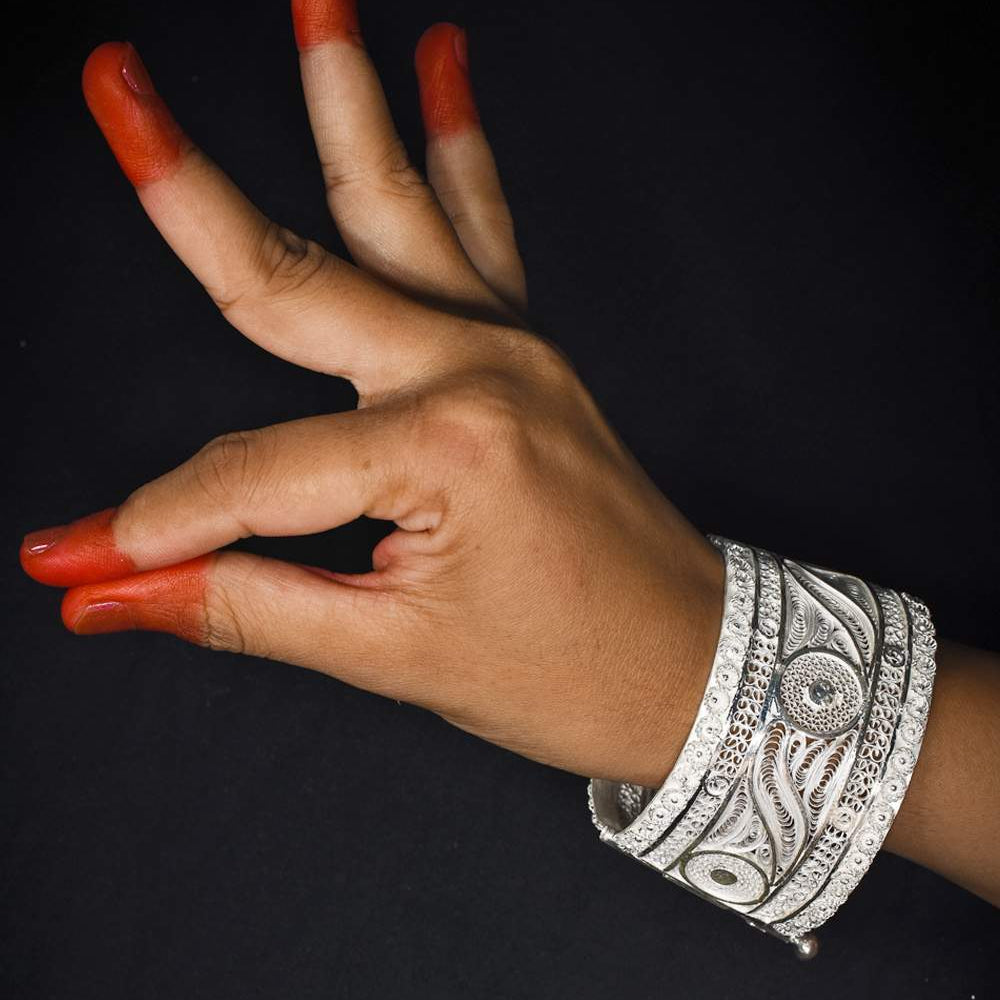 Tribal Bangles Silver